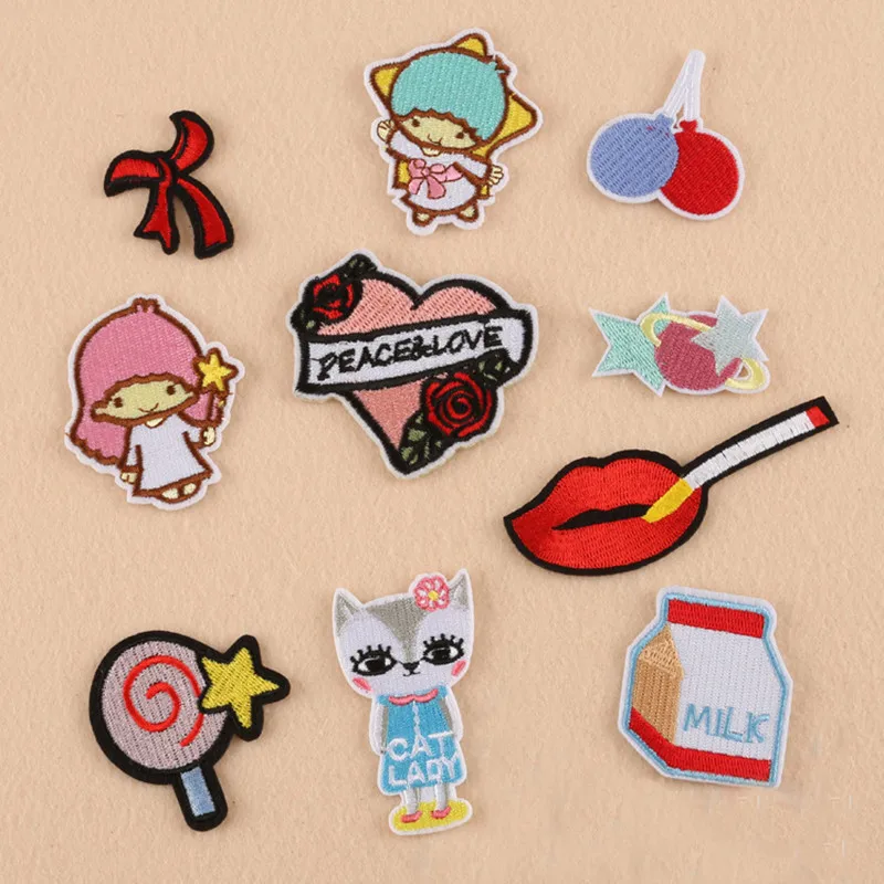 Embroidered patch cartoon milk patches for iron on clothing DIY child's jeans applique sticker transform girl patch accessories
Embroidered patch cartoon milk patches for iron on clothing DIY child's jeans applique sticker transform girl patch accessories