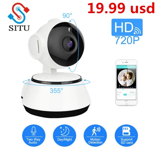 WiFi Mini IP Camera 720P HD Wireless Security Surveillance Camera Audio Record Baby Monitor CCTV Camera Support SD Card ICSEE
WiFi Mini IP Camera 720P HD Wireless Security Surveillance Camera Audio Record Baby Monitor CCTV Camera Support SD Card ICSEE