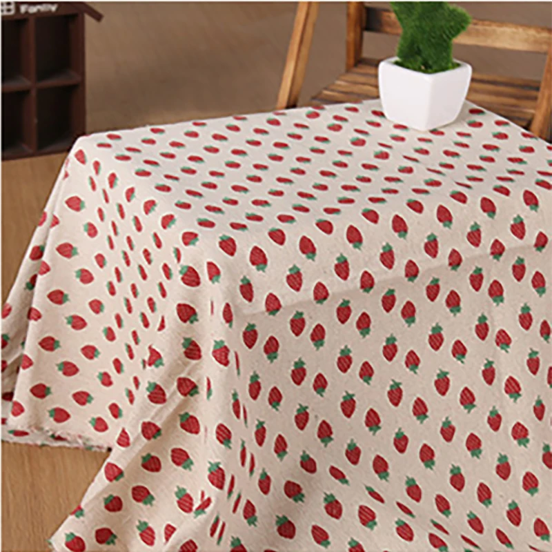 150cm*50cm/piece Strawberry printed linen cotton fabric for Baby Bedding Textile Patchwork Quilt Sewing Fabric Material
150cm*50cm/piece Strawberry printed linen cotton fabric for Baby Bedding Textile Patchwork Quilt Sewing Fabric Material