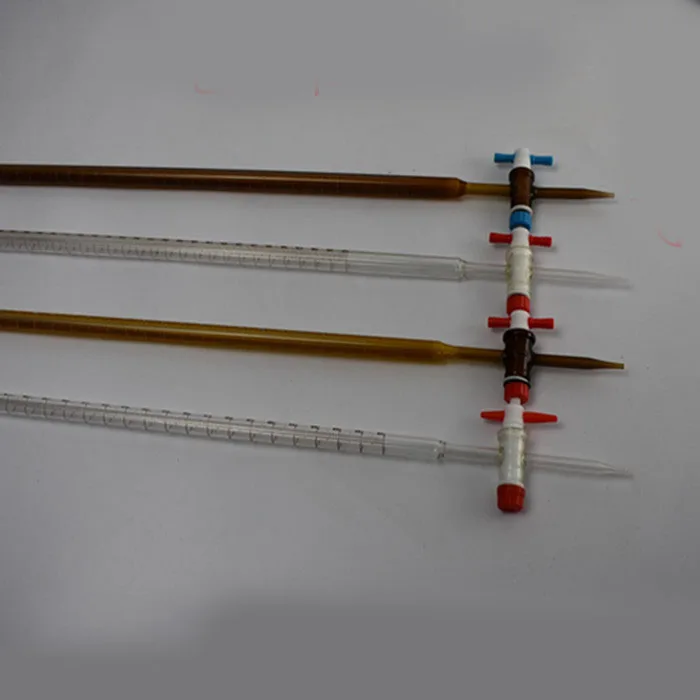 25ml/50ml Transparent/brown Burette PTFE Acid Base Dual-use Buret Teaching Chemistry Equipment 2pcs Set
25ml/50ml Transparent/brown Burette PTFE Acid Base Dual-use Buret Teaching Chemistry Equipment 2pcs Set