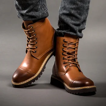 2019 Winter New Leather Mid Motorcycle Men Boots Shoes Snow With Fur Plush Warm Vintage Classic Male Casual Boot booties
2019 Winter New Leather Mid Motorcycle Men Boots Shoes Snow With Fur Plush Warm Vintage Classic Male Casual Boot booties
