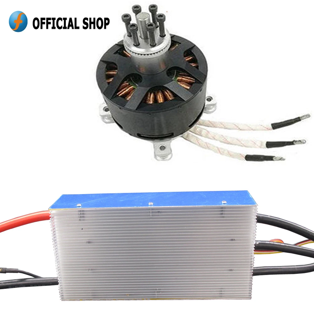 

25KW 120100 Outrunner Brushless Motor for Electric Drone/ Paraglider with 22S 500A ESC