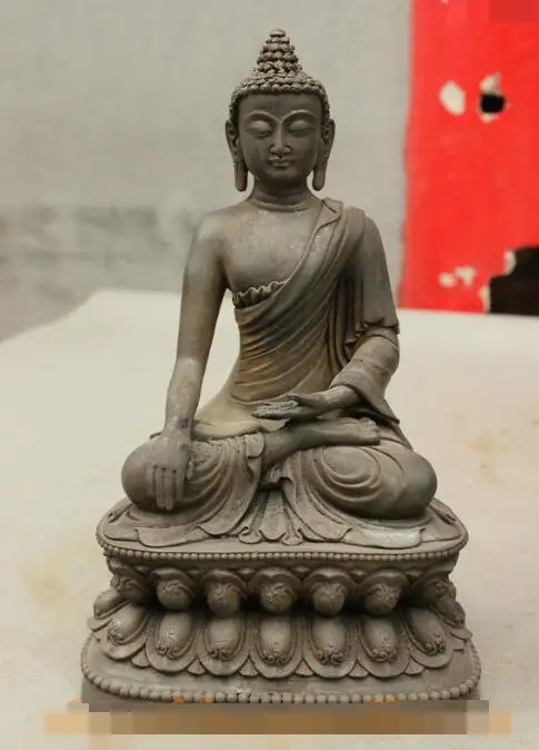 song voge gem S7367 8" Folk Chinese Pure Bronze Technics Shakyamuni Sakyamuni Lotus Seat Statue
song voge gem S7367 8" Folk Chinese Pure Bronze Technics Shakyamuni Sakyamuni Lotus Seat Statue