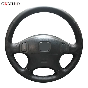 

Black Artificial Leather Car Steering Wheel Cover for Honda CRV CR-V 1997-2001 Accord 6 1998-2002 Odyssey 1998-2001 Prelude