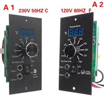 Digital Temperature Controller Digital Display Thermostat for wood pellet oven blue digital display with dual RTD meat probe
Digital Temperature Controller Digital Display Thermostat for wood pellet oven blue digital display with dual RTD meat probe