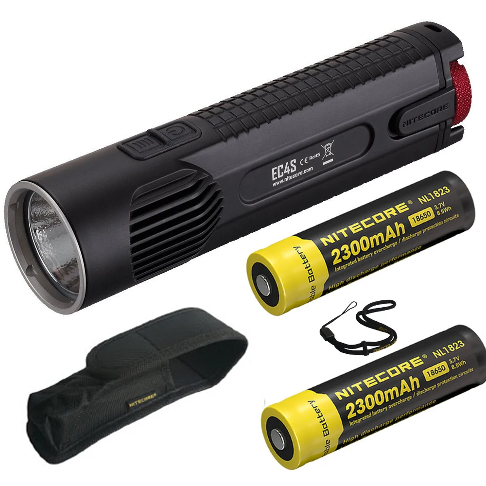

NITECORE EC4S Handy Portable Super Bright 2150LM 8-Mode XHP-50 Emitter Flashlight Torch Lamp Light for Hunting Camping