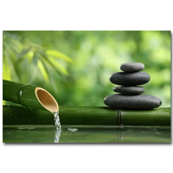 NICOLESHENTING ZEN Stone and Bamboo Meditational Art Silk Fabric Poster Huge Print Buddha Picture Room Wall Decoration
NICOLESHENTING ZEN Stone and Bamboo Meditational Art Silk Fabric Poster Huge Print Buddha Picture Room Wall Decoration