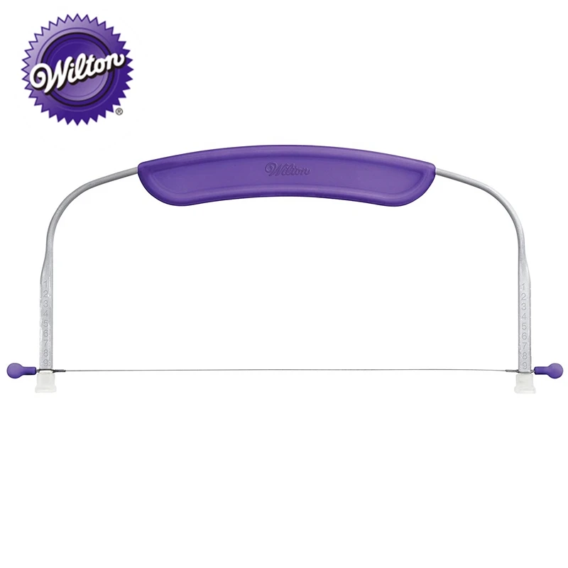 Wilton Cake Leveler,10-Inch Stainless Steel, Adjustable Wire Cake Cutter Slicer Leveler DIY Cake Baking Tool Kitchen Accessories
Wilton Cake Leveler,10-Inch Stainless Steel, Adjustable Wire Cake Cutter Slicer Leveler DIY Cake Baking Tool Kitchen Accessories