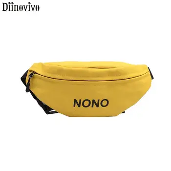 DIINOVIVO Letter Print Bag Women Fanny Pack Solid Canvas Waist Packs Belt Bag Female Hip Bag Fashion Chest Bag Banana WHDV1187
DIINOVIVO Letter Print Bag Women Fanny Pack Solid Canvas Waist Packs Belt Bag Female Hip Bag Fashion Chest Bag Banana WHDV1187