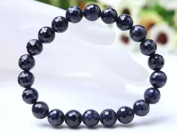 Genuine Deep Blue Natural Stone Bracelet Crystal Stretch Faced Round Bead Bracelets For Women Men 7mm 8mm 9mm 10mm
Genuine Deep Blue Natural Stone Bracelet Crystal Stretch Faced Round Bead Bracelets For Women Men 7mm 8mm 9mm 10mm