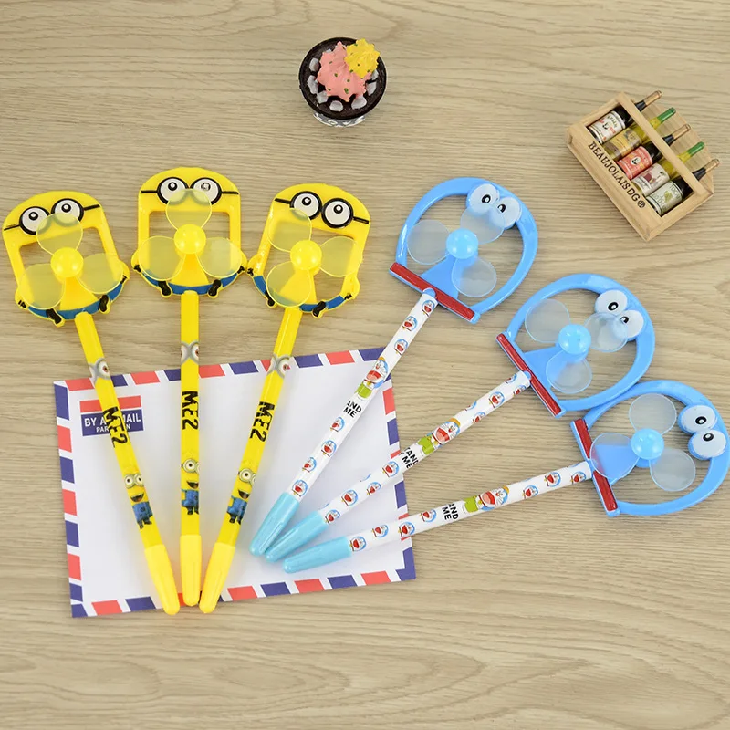 a12 cute lovely cartoon small yellow guy Doraemon windmill gel pen creative fan signature student stationery school supplies
a12 cute lovely cartoon small yellow guy Doraemon windmill gel pen creative fan signature student stationery school supplies