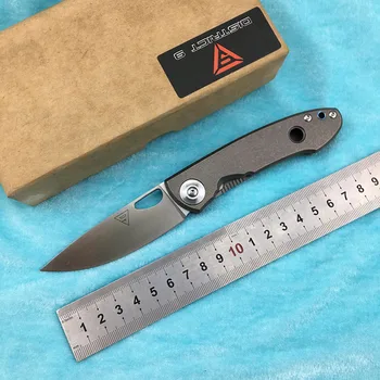 9 area E190 Flipper folding knife 14C28N blade titanium alloy handle tactical outdoor survival camping fruit knife EDC tool
9 area E190 Flipper folding knife 14C28N blade titanium alloy handle tactical outdoor survival camping fruit knife EDC tool