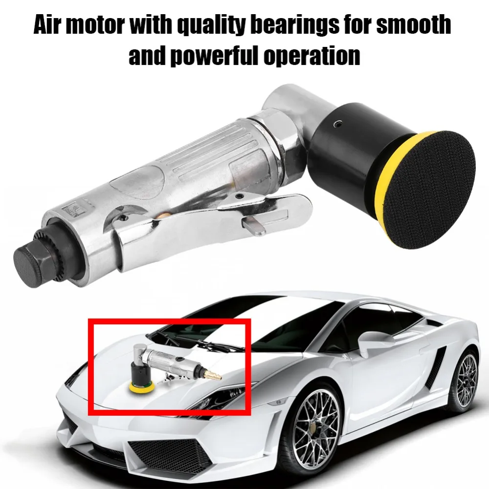 Oversea Orbital Air Sander 15000RPM Pneumatic Polisher Hand Sanding Tool Mini Disc Aluminium 2 Inch Silver
Oversea Orbital Air Sander 15000RPM Pneumatic Polisher Hand Sanding Tool Mini Disc Aluminium 2 Inch Silver