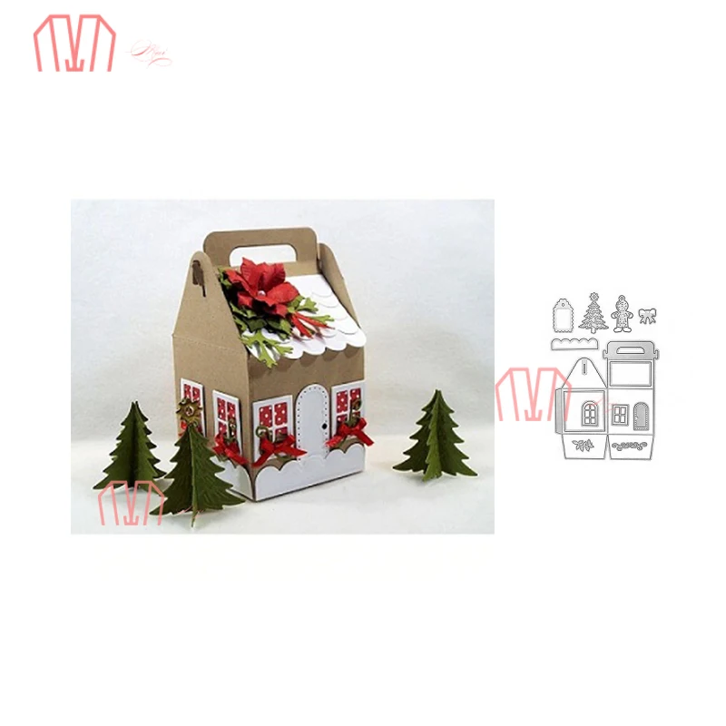 Mai Christmas cottage box tree Metal Cutting Dies Stencils for DIY Scrapbooking photo album Decorative Embossing DIY Paper Card
Mai Christmas cottage box tree Metal Cutting Dies Stencils for DIY Scrapbooking photo album Decorative Embossing DIY Paper Card
