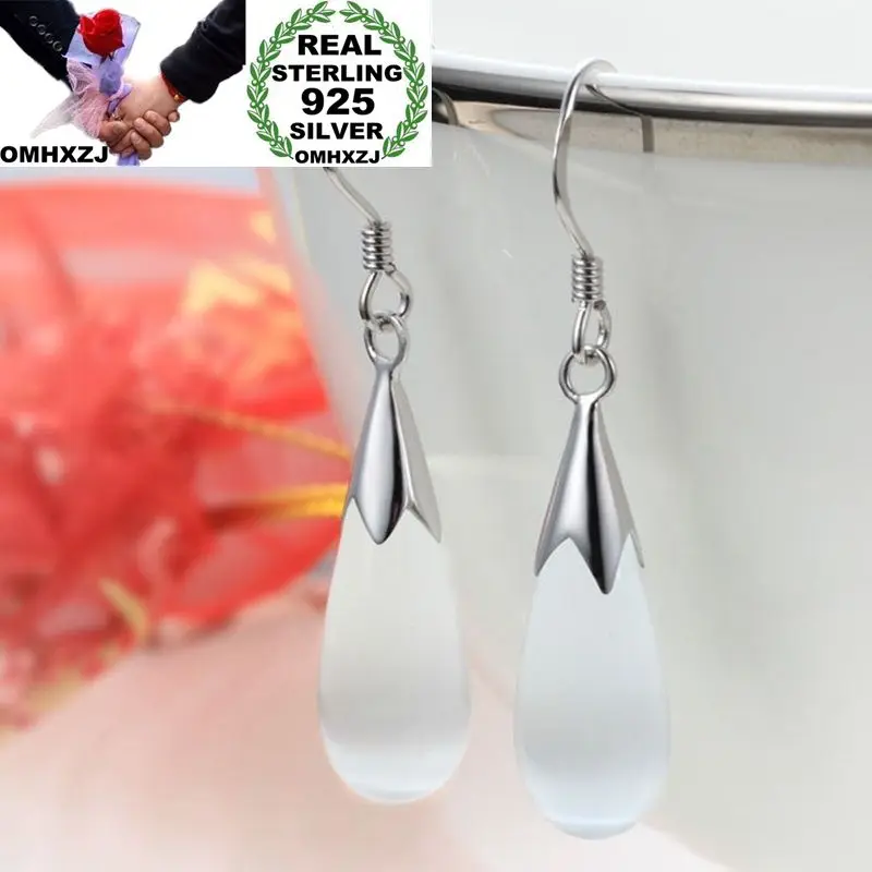 OMHXZJ Wholesale European Fashion Woman Girl Party Wedding Gift Water Drop Pink Opal 925 Sterling Silver Drop Earrings EA320
OMHXZJ Wholesale European Fashion Woman Girl Party Wedding Gift Water Drop Pink Opal 925 Sterling Silver Drop Earrings EA320