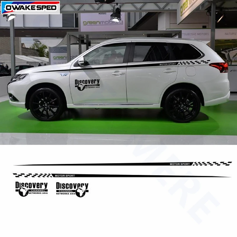 Motorsport Graphics Vinyl Decal Auto Side Door Waist line Stripes For Mitsubishi Outlander EX Car Styling Body Sticker
Motorsport Graphics Vinyl Decal Auto Side Door Waist line Stripes For Mitsubishi Outlander EX Car Styling Body Sticker