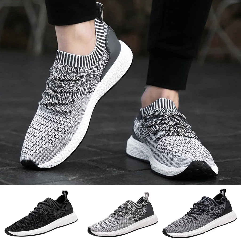 2019 NEW Fashion Men/'s Sports Casual Shoes Breathable Sneakers Running Shoes