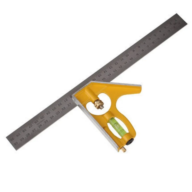 300mm Multifunctional Combination Square Stainless Steel Protractor Multi-function Measuring Tool Professional Measuring Tools
300mm Multifunctional Combination Square Stainless Steel Protractor Multi-function Measuring Tool Professional Measuring Tools