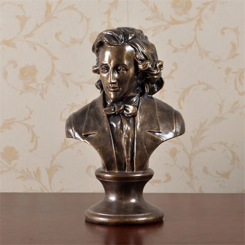 Fryderyk Franciszek Chopin Bust Statue Piano Poet Resin Craftwork Office Hotel Clubhouse Living Room Decoration Gift L2353
Fryderyk Franciszek Chopin Bust Statue Piano Poet Resin Craftwork Office Hotel Clubhouse Living Room Decoration Gift L2353