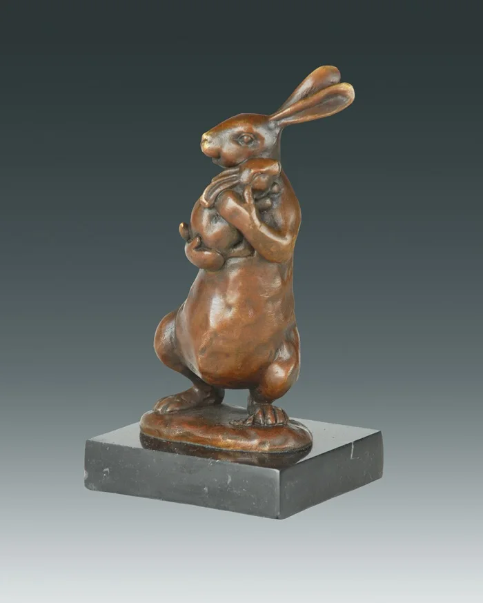Lovely Bronze Rabbit feng shui Lucky Birthday Gift Chinese zodiac rabbit mother and child bronze statues Free Shipping
Lovely Bronze Rabbit feng shui Lucky Birthday Gift Chinese zodiac rabbit mother and child bronze statues Free Shipping