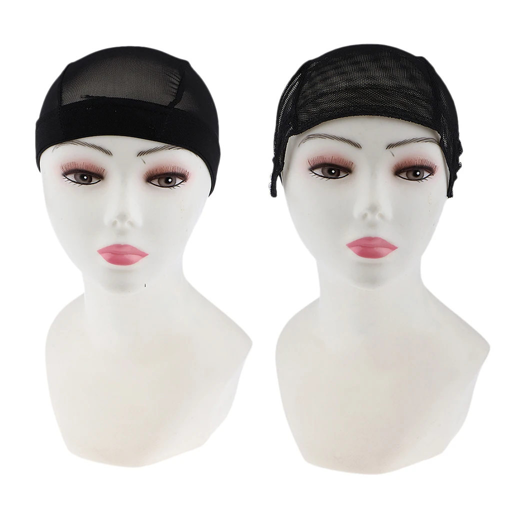2Pieces Adjustable Weaving Net Wig Cap Wig Making Weave Cap Elastic Hair Net Black
2Pieces Adjustable Weaving Net Wig Cap Wig Making Weave Cap Elastic Hair Net Black