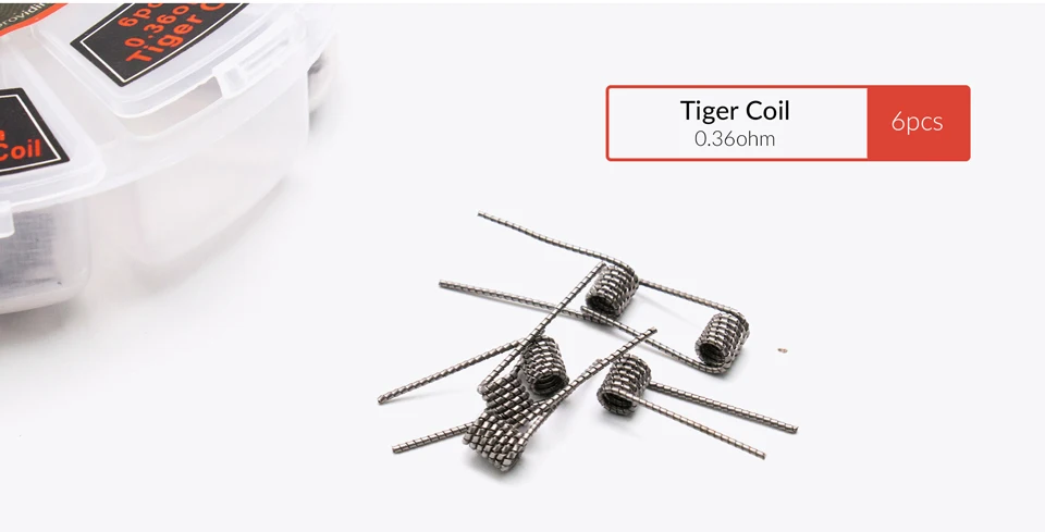 Volcanee 48pcs 8 in 1 Premade Coil Alien Clapton Fused Twisted Hive Heating Wire for E Cig Box Mod RDA RTA Tank Core Vape Coils