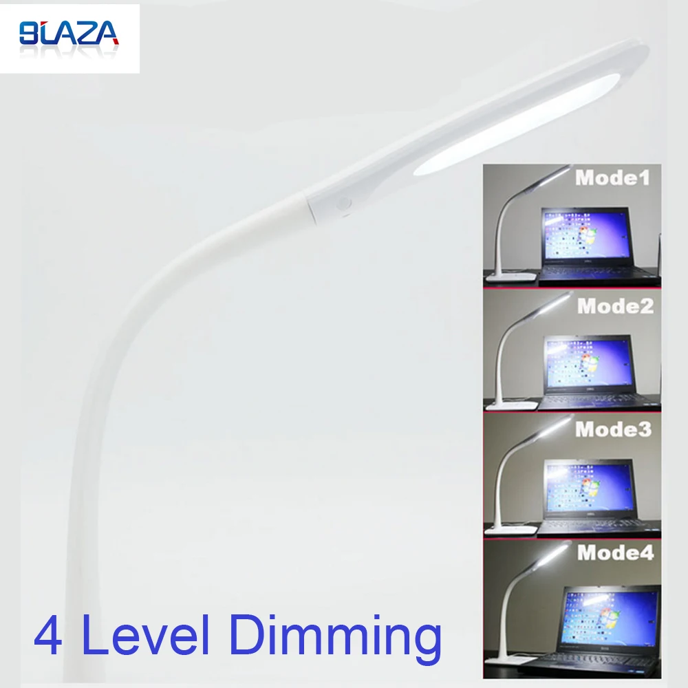 Dimmable LED Table Lamp Adjustable Desk Lamp Eye Protect Lighting for Book Reading EU Plug ABS+Silicone Touch Switch Black White
Dimmable LED Table Lamp Adjustable Desk Lamp Eye Protect Lighting for Book Reading EU Plug ABS+Silicone Touch Switch Black White