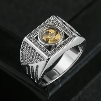 BeUrSelf Men Rings Rotatable Windmill Zircon Micro Paved Lucky Windmill Copper Finger Ring Jewelry Men Ring Band Dropshipping
BeUrSelf Men Rings Rotatable Windmill Zircon Micro Paved Lucky Windmill Copper Finger Ring Jewelry Men Ring Band Dropshipping