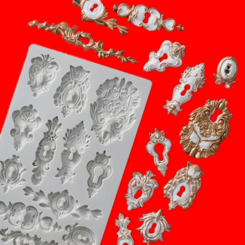 European pattern fondant silicone mold fondant cake decoration tool chocolate mold fondant clay mold F8020
European pattern fondant silicone mold fondant cake decoration tool chocolate mold fondant clay mold F8020