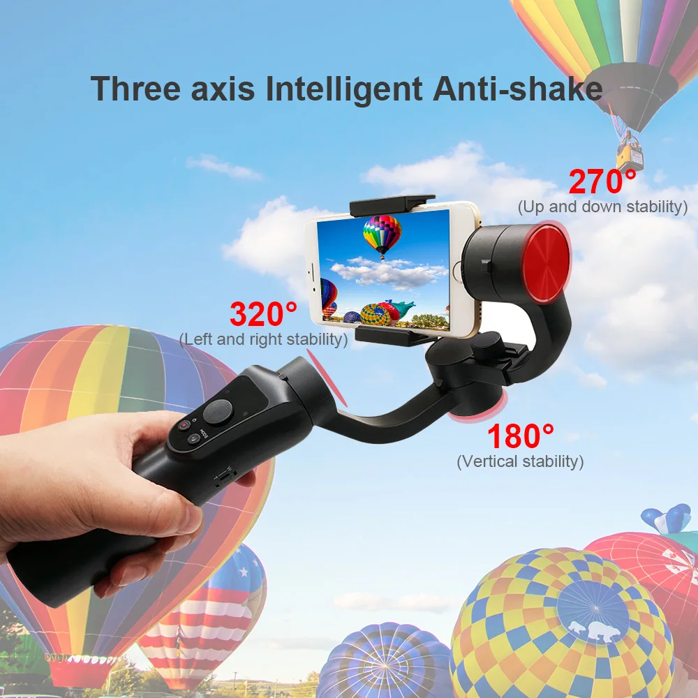 S5 Smooth Gimbal 3-Axis Handheld Gimbal Portable Stabilizer For iPhone for Smartphone Outdoor Selfie Video Live Stabilizer For
S5 Smooth Gimbal 3-Axis Handheld Gimbal Portable Stabilizer For iPhone for Smartphone Outdoor Selfie Video Live Stabilizer For