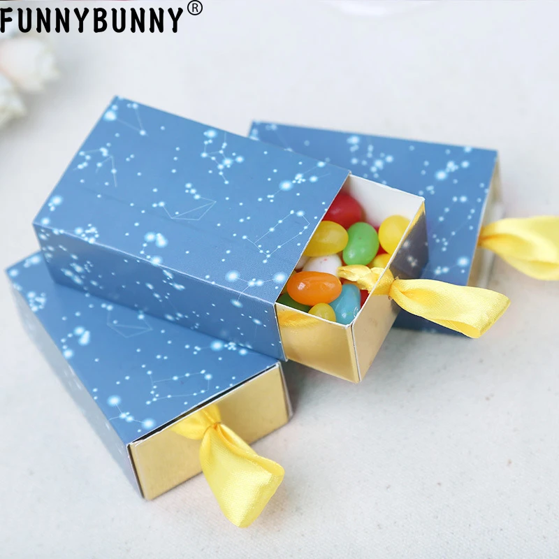 FUNNYBUNNY 5 шт Звездное небо Свадебные любимые конфеты сладости подарочные коробки