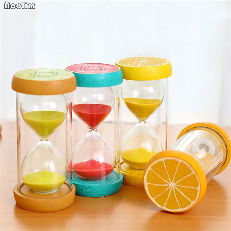 Hourglass 60 Minutes Sand Watch Fruit Timer Clock 15/30/60 Minute Sandglass Desk Ornaments Home Table Decoration Children Gift
Hourglass 60 Minutes Sand Watch Fruit Timer Clock 15/30/60 Minute Sandglass Desk Ornaments Home Table Decoration Children Gift