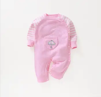 1PC Baby Girl Ducky Bodysuit Long Sleeve Umbrella Pocket Baby Boy Outfit Jumpsuit Infant Sweater Knitted Cotton Clothes
1PC Baby Girl Ducky Bodysuit Long Sleeve Umbrella Pocket Baby Boy Outfit Jumpsuit Infant Sweater Knitted Cotton Clothes