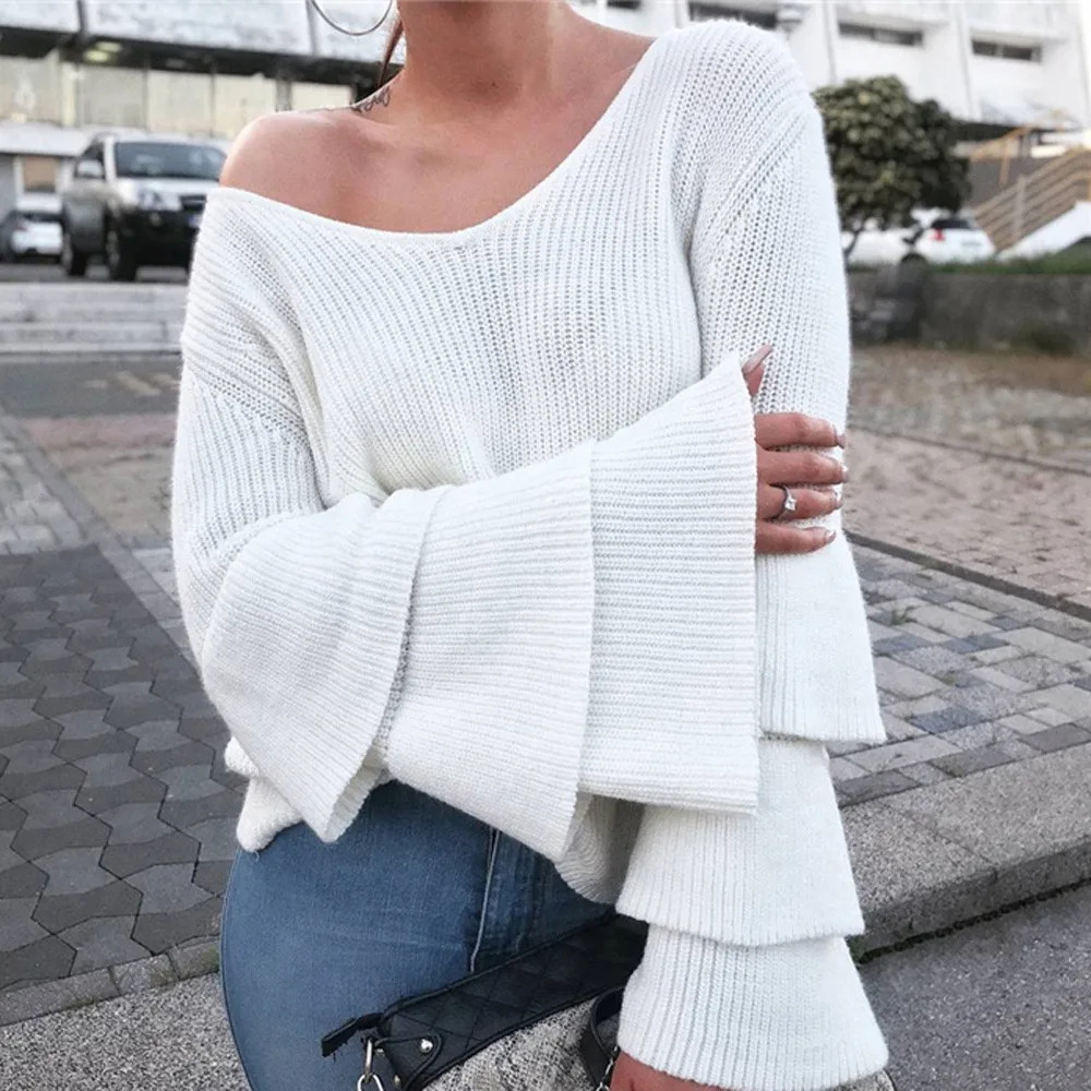 Women Winter Sweater And Pullover Plus Size Lady Long Sleeve Knitted Pullover Loose Sweater Jumper Solid Color Simple Pullover
Women Winter Sweater And Pullover Plus Size Lady Long Sleeve Knitted Pullover Loose Sweater Jumper Solid Color Simple Pullover