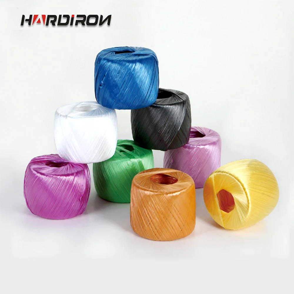 HARDIRON 500g New Material Color Plastic Rope Strapping Packing Nylon Rope Tear Film With Grass Ball Tie Rope
HARDIRON 500g New Material Color Plastic Rope Strapping Packing Nylon Rope Tear Film With Grass Ball Tie Rope
