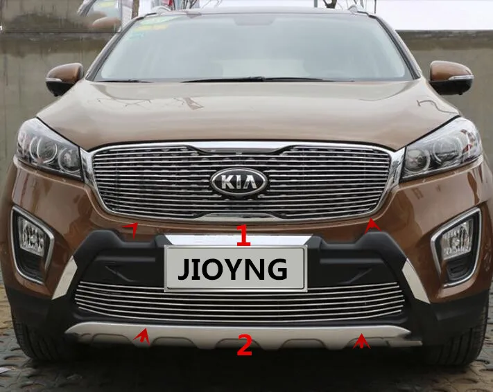 Stainless Steel CAR ABOVE+ BELOW FRONT BUMPER RACING GRILLS GRILLE AROUND TRIM COVER FOR KIA Sorento 2009-2018
Stainless Steel CAR ABOVE+ BELOW FRONT BUMPER RACING GRILLS GRILLE AROUND TRIM COVER FOR KIA Sorento 2009-2018