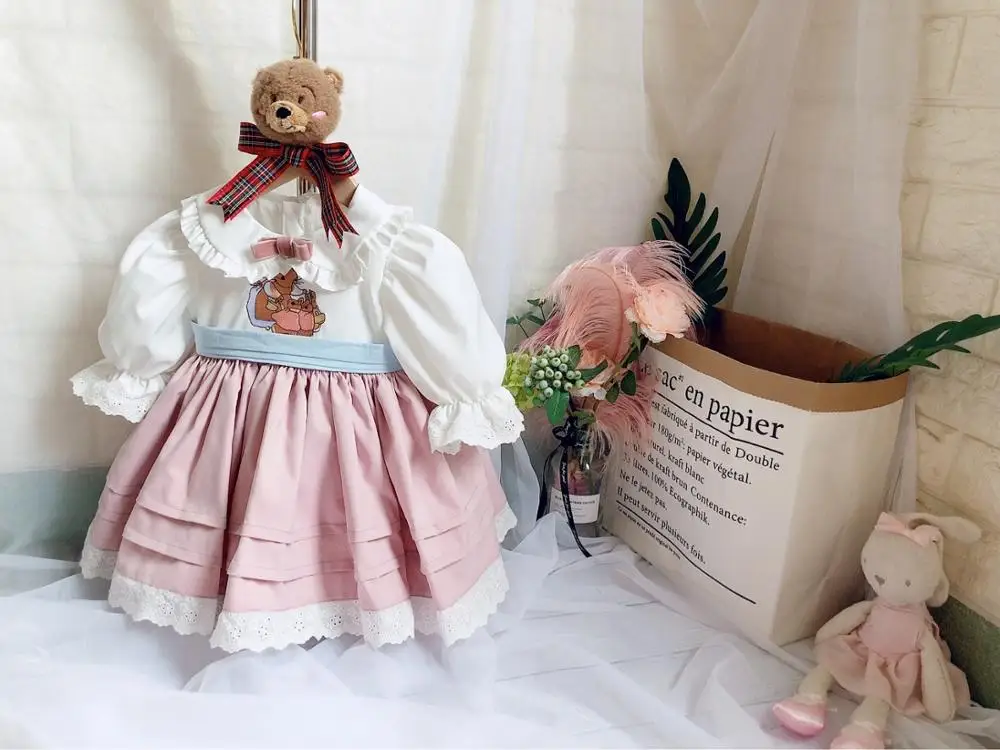 2019 Baby Girl Bunny Rabbit Embroidery Dress Spanish Spain Style Dress Princess Retro Children Easter Christmas Clothes 3kg#124
2019 Baby Girl Bunny Rabbit Embroidery Dress Spanish Spain Style Dress Princess Retro Children Easter Christmas Clothes 3kg#124
