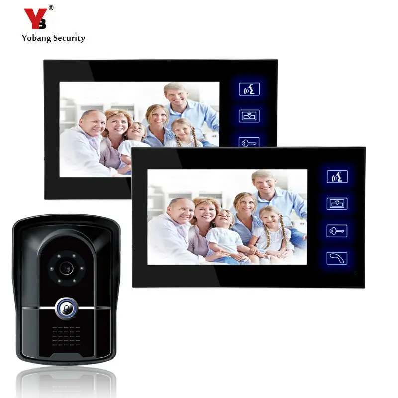 YoBang Security 2*7 inch Video Doorbell Monitor Intercom With 1000TVL Outdoor Camera Door Phone Intercom System
YoBang Security 2*7 inch Video Doorbell Monitor Intercom With 1000TVL Outdoor Camera Door Phone Intercom System