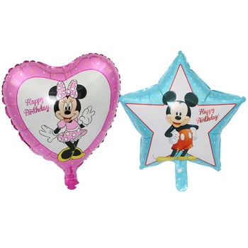 10pcs/lot Mickey Minnie Mouse Star Heart Foil Balloons Helium Globos Ballon Baby Shower Birthday Party Decor Supplies Air Globos
10pcs/lot Mickey Minnie Mouse Star Heart Foil Balloons Helium Globos Ballon Baby Shower Birthday Party Decor Supplies Air Globos