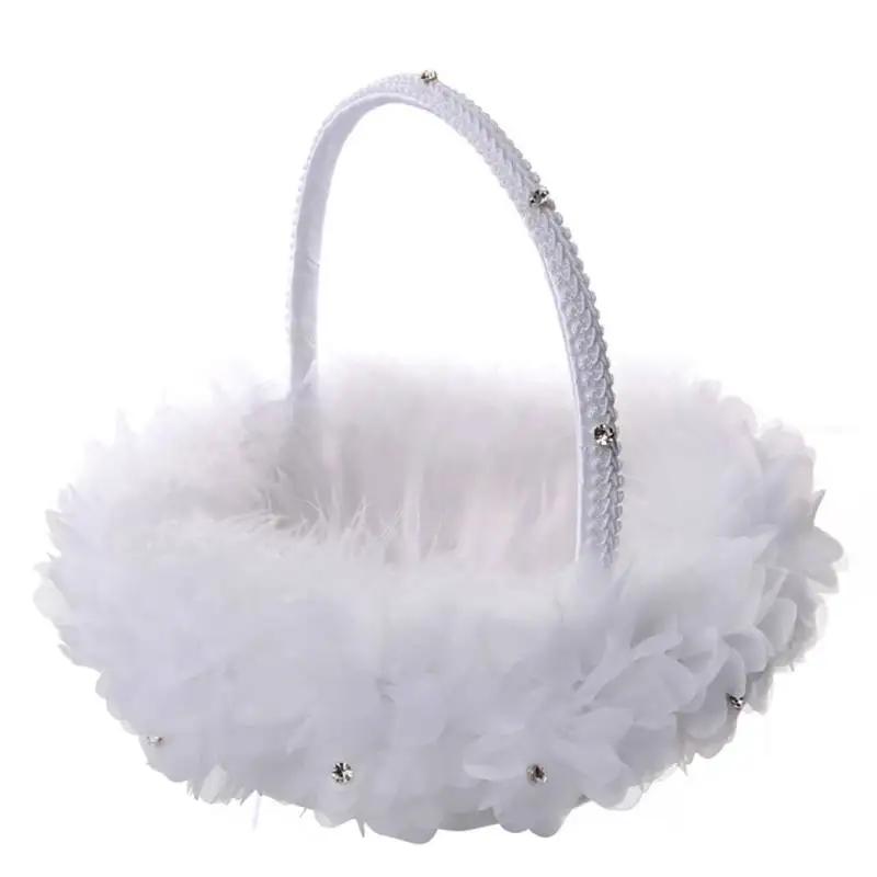 Hand-woven Rattan Woven Lace Wedding Supplies Wedding Flower Basket Flower Petal Basket Fruit Basket Simulation petals
Hand-woven Rattan Woven Lace Wedding Supplies Wedding Flower Basket Flower Petal Basket Fruit Basket Simulation petals