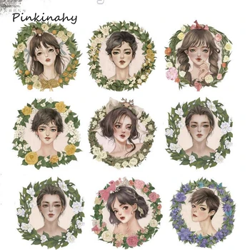 Vintage Wreath Retro figure decorate washi tape DIY decoration scrapbooking planner masking tape adhesive tape label sticker
Vintage Wreath Retro figure decorate washi tape DIY decoration scrapbooking planner masking tape adhesive tape label sticker