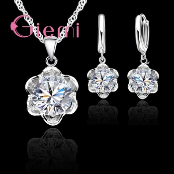 New Fashion Bright Shining Flower Rhinestone Jewelry Sets Women Necklace Elegant Earrings Top Sale
New Fashion Bright Shining Flower Rhinestone Jewelry Sets Women Necklace Elegant Earrings Top Sale