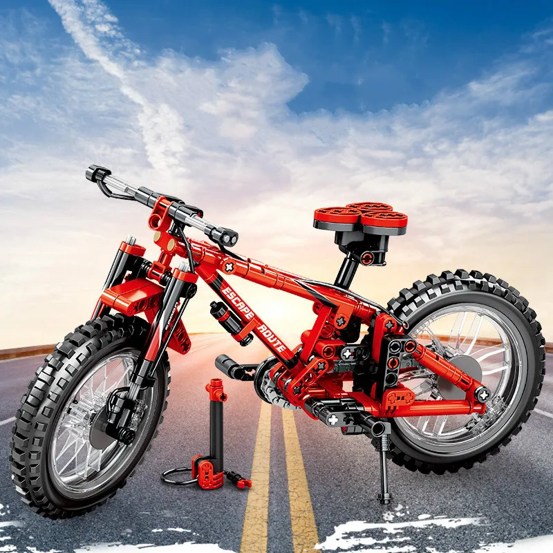 306Pcs City Red Roadster Bike Building Blocks Compatible Technical Off-Road Pull Back Bicycle Bricks Toys For Children
306Pcs City Red Roadster Bike Building Blocks Compatible Technical Off-Road Pull Back Bicycle Bricks Toys For Children