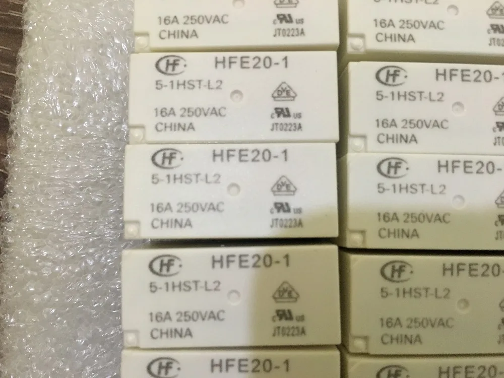 Macro-magnetic relay relay HFE20-1-5 1HST-L2 a group of normally open double coil magnetic holding 16A HFE20-1-5-1HST-L2
Macro-magnetic relay relay HFE20-1-5 1HST-L2 a group of normally open double coil magnetic holding 16A HFE20-1-5-1HST-L2