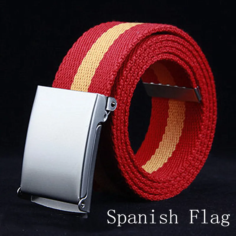 Red Orange Spain Flag Striped Belt For Men Elastic Knitted Belt Military Uniforms Tactical Buckle Belts Metal Press Buckle Belt
Red Orange Spain Flag Striped Belt For Men Elastic Knitted Belt Military Uniforms Tactical Buckle Belts Metal Press Buckle Belt