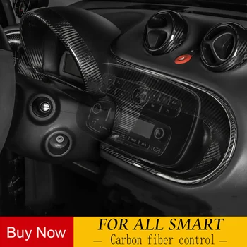 for smart 453 fortwo forfour car instrument panel decoration Modification accessories carbon fiber Center console car styling
for smart 453 fortwo forfour car instrument panel decoration Modification accessories carbon fiber Center console car styling