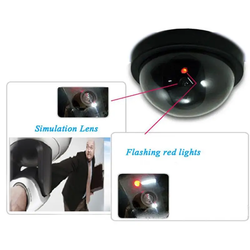 Fake Camera Wireless Simulated Video Home Surveillance indoor/outdoor Surveillance Dummy Led Fake Dome camera Home Security
Fake Camera Wireless Simulated Video Home Surveillance indoor/outdoor Surveillance Dummy Led Fake Dome camera Home Security
