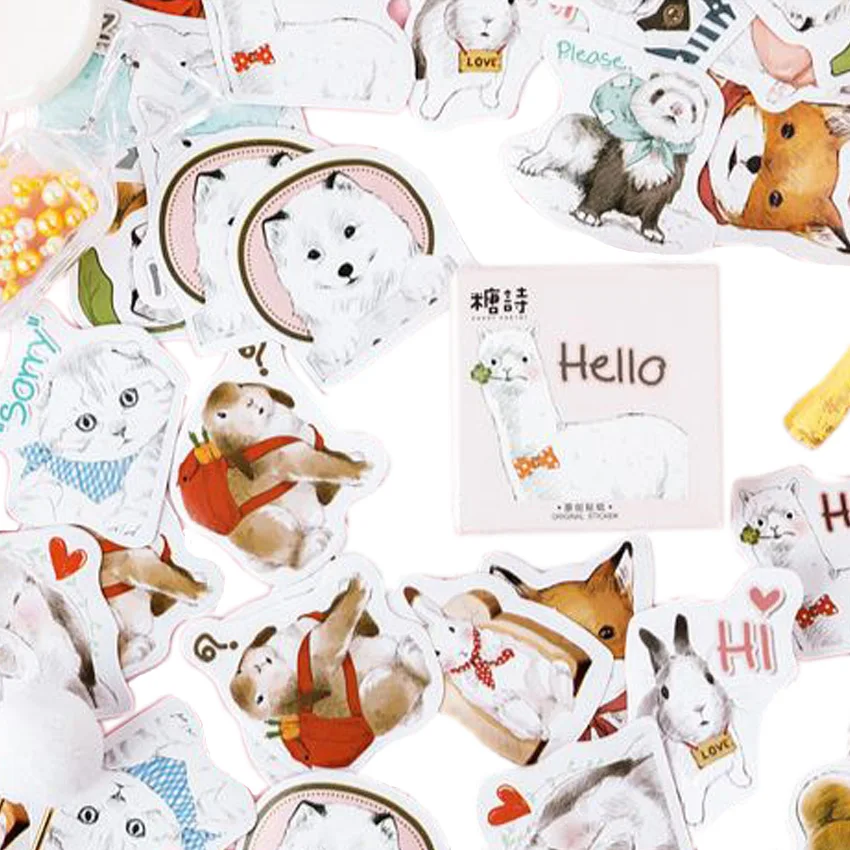 45pcs/pack Cute Cartoon Animal Rabbit Alice Sticker Diary Note Lovely DIY Decorative Stickers Scrapbooking DIY Gift Seal Label
45pcs/pack Cute Cartoon Animal Rabbit Alice Sticker Diary Note Lovely DIY Decorative Stickers Scrapbooking DIY Gift Seal Label