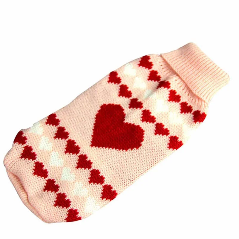 Rush Sales Knitting Wool Dog Clothes Pet Winter Puppy Dog Coat Dog Love Heart Costume Coat Pull Pour Chien Pet Cat Dog Sweater
Rush Sales Knitting Wool Dog Clothes Pet Winter Puppy Dog Coat Dog Love Heart Costume Coat Pull Pour Chien Pet Cat Dog Sweater