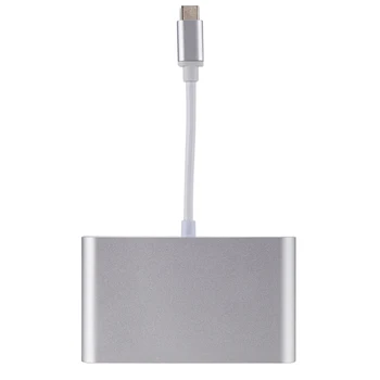 Multiport Adapter Type C to 4K HDMI USB 3.0 Charging Cable Adapter USB-C 3.0 Converter for Macbook Samsung Android
Multiport Adapter Type C to 4K HDMI USB 3.0 Charging Cable Adapter USB-C 3.0 Converter for Macbook Samsung Android